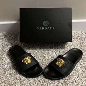 Versace Slides (Black)